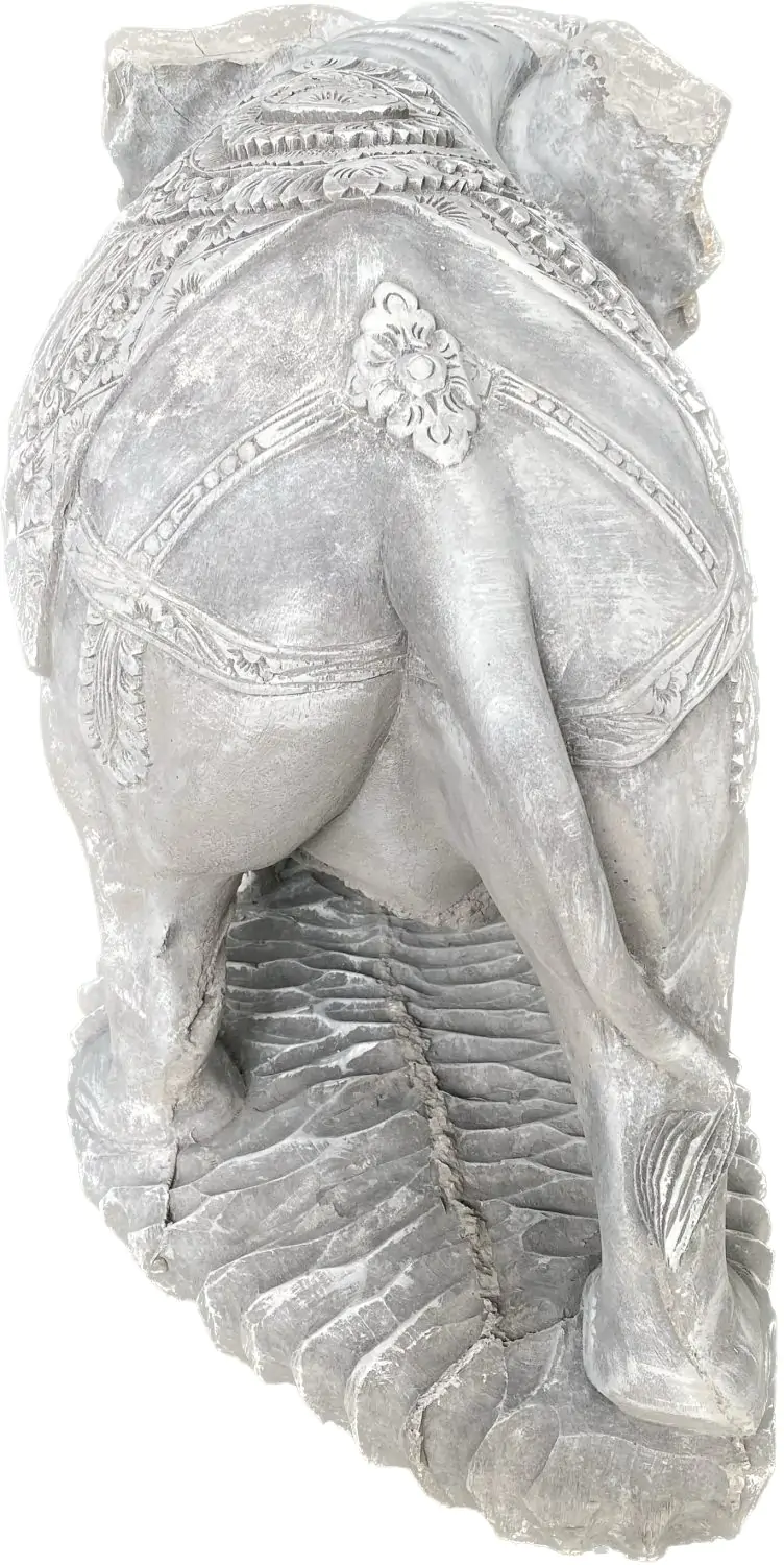  Product image 4 of the product “Avan - Elephant with blanket look right. 63 cm L | cast stone ”